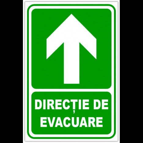 Indicator de securitate iesire in in sus